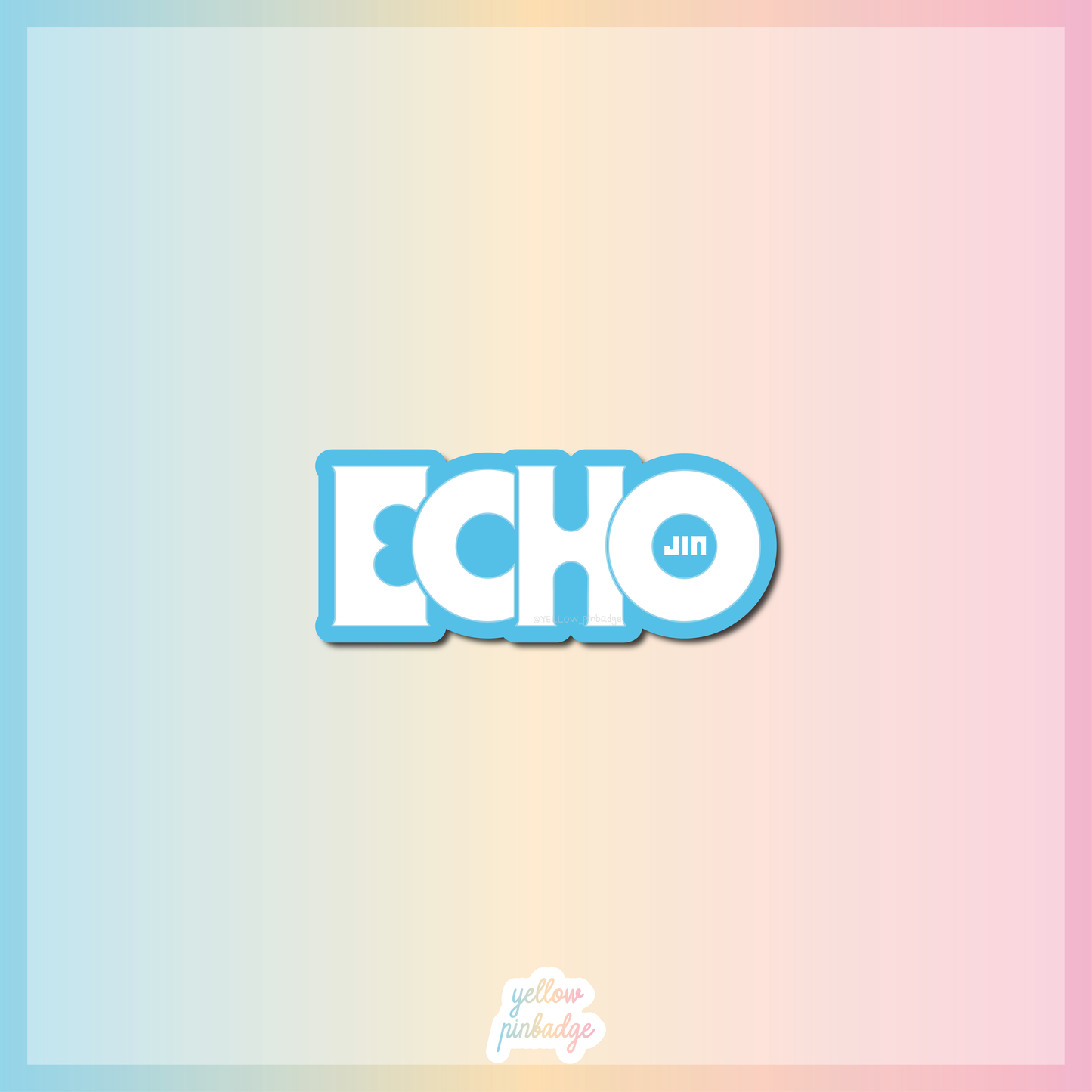 ECHO LOGO_Enamel Pin