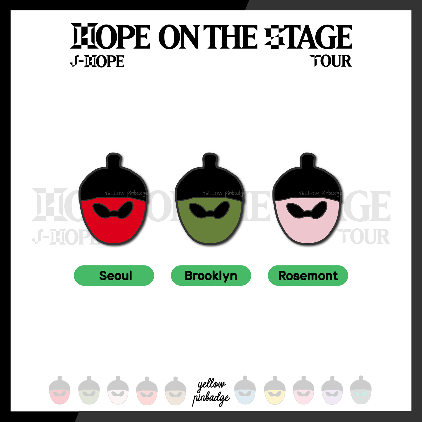 HOS ACORN Enamel Pin