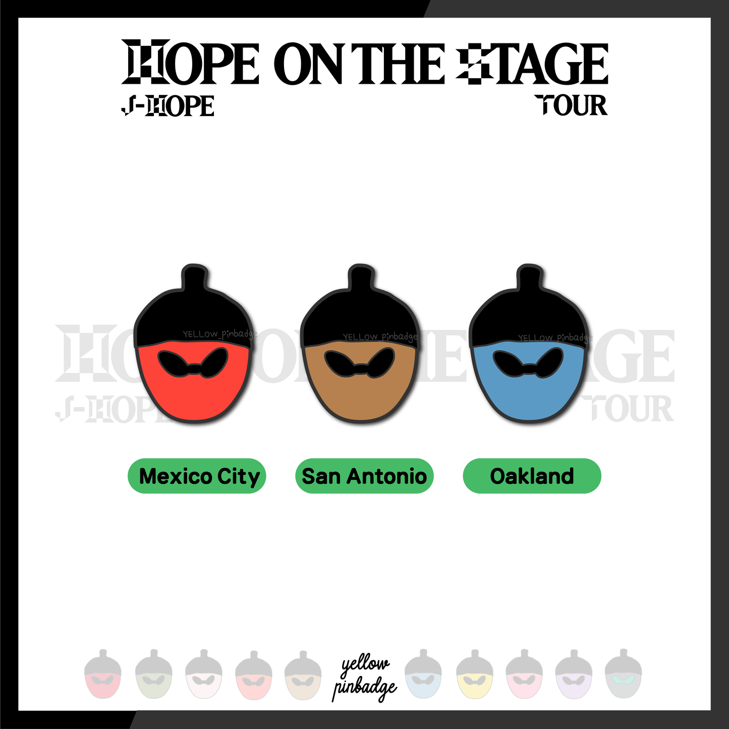HOS ACORN Enamel Pin