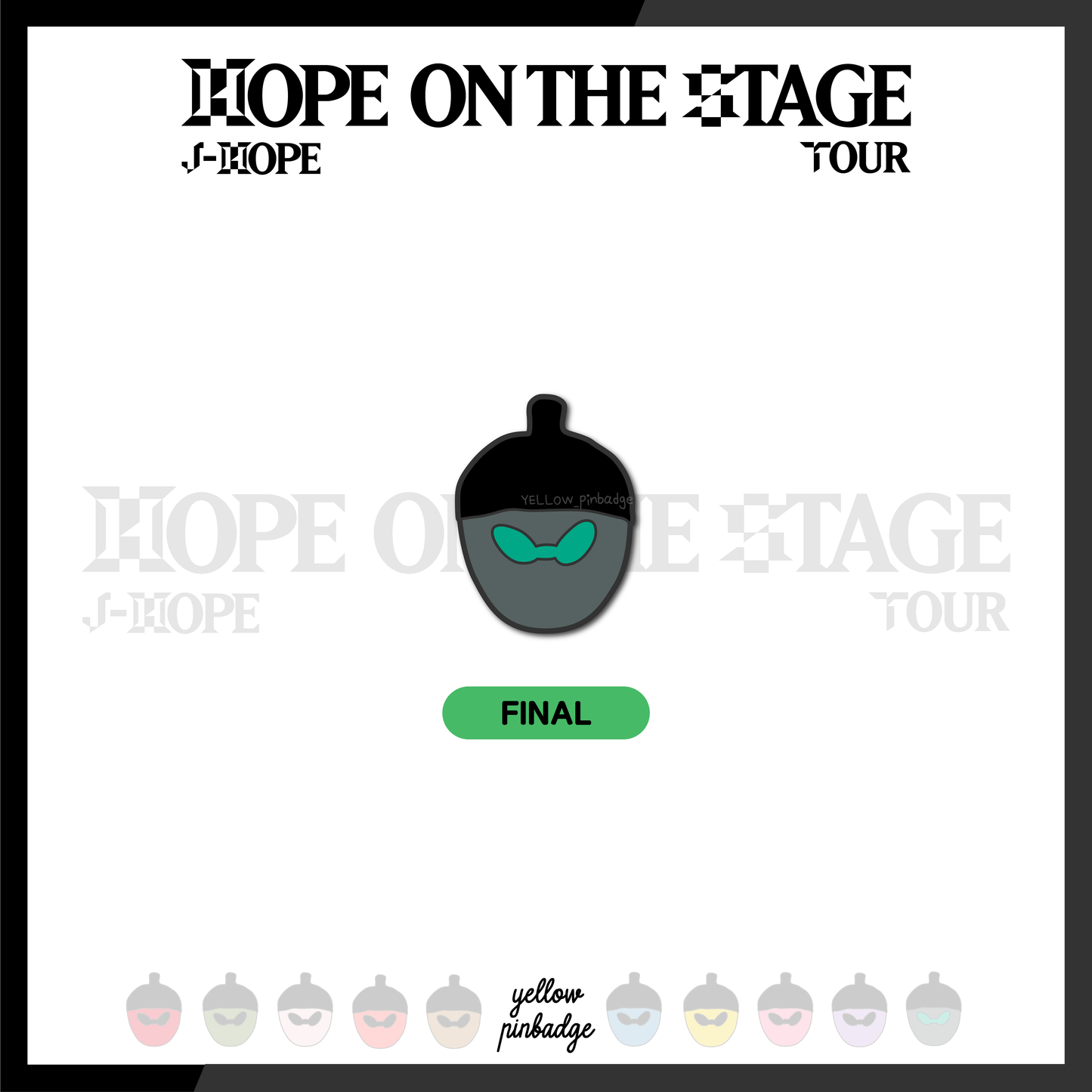 HOS ACORN Enamel Pin