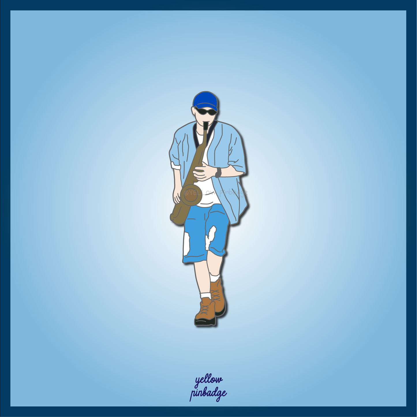 RM's Saxophone_Enamel Pin