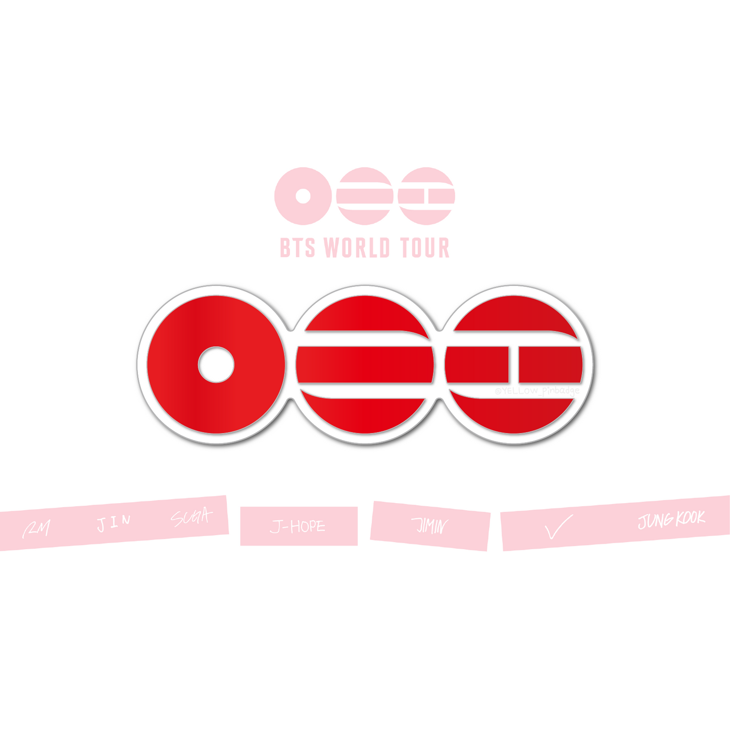 Arirang Logo Enamel Pin