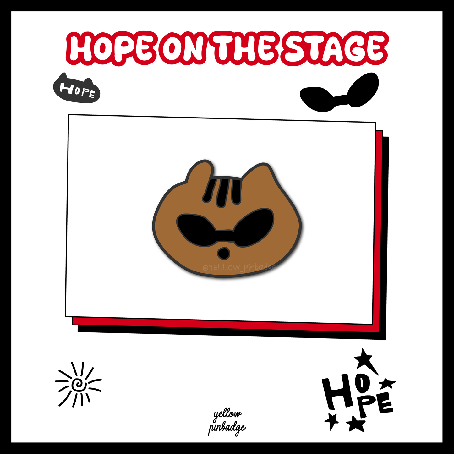 H-SQUIRREL Enamel Pin