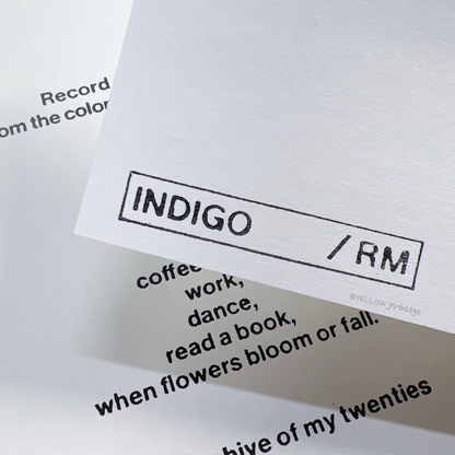 INDIGO STAMP