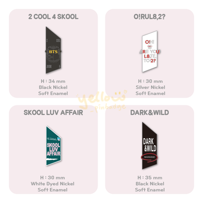 [BUNDLE] DISCOGRAPHY PIN SET