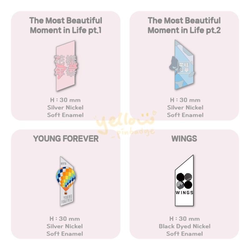 [BUNDLE] DISCOGRAPHY PIN SET