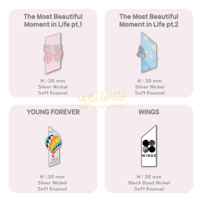 [BUNDLE] DISCOGRAPHY PIN SET