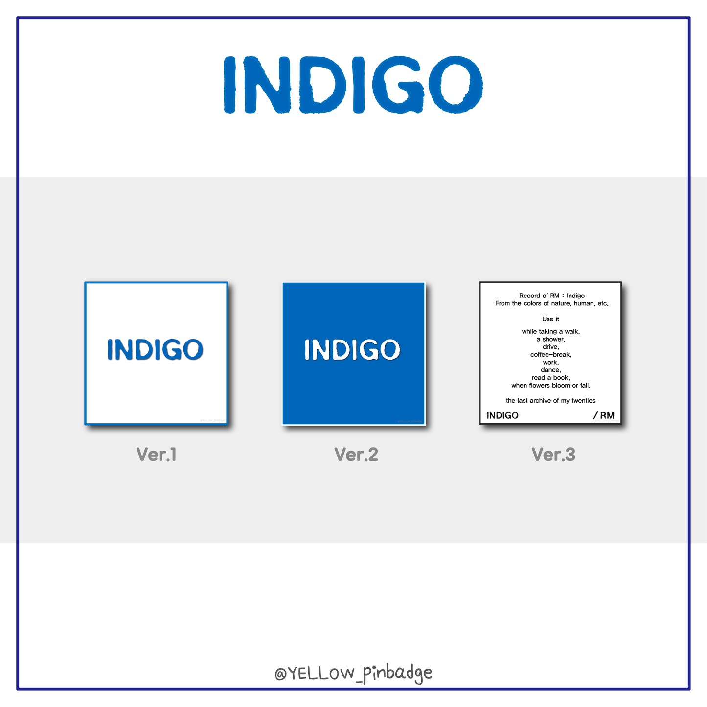 INDIGO ALBUM