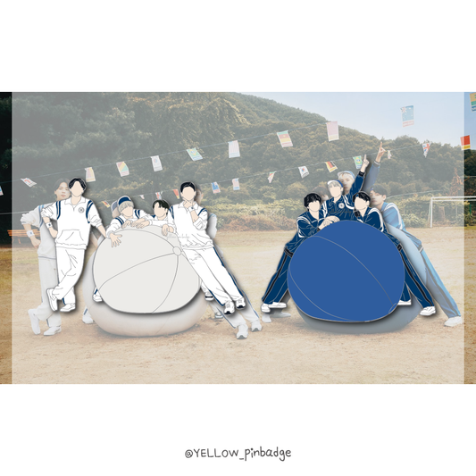 K-RETRO SPORTS DAY SET_Enamel Pin