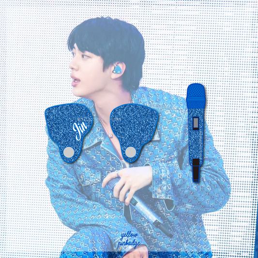 [PRE-ORDER] JIN IN-EAR / MIC Enamel Pin (ECHO ver.)