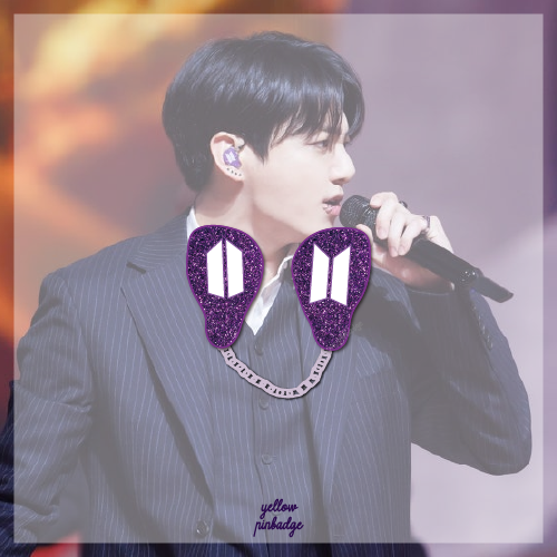[PRE-ORDER] JK IN-EAR Enamel Pin (PURPLE ver.)