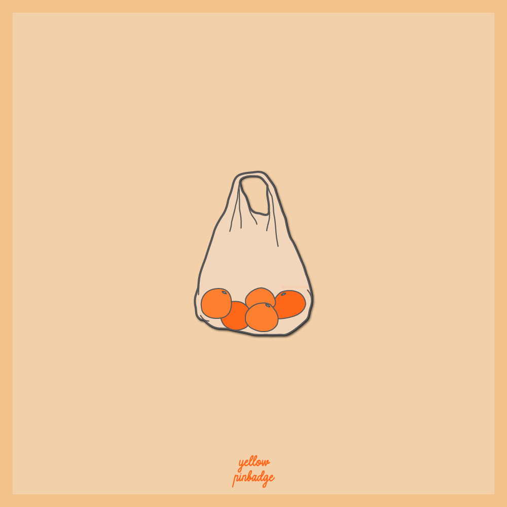 🍊 Yoongi in a bag of tangerines 🍊