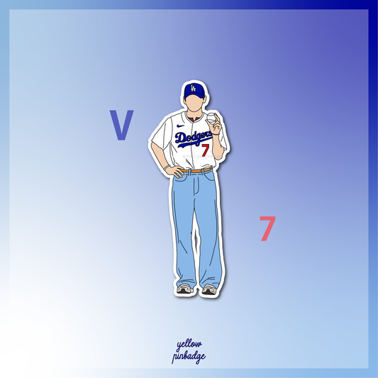 [PRE-ORDER] DODGERS TAEYHUNG Enamel Pin